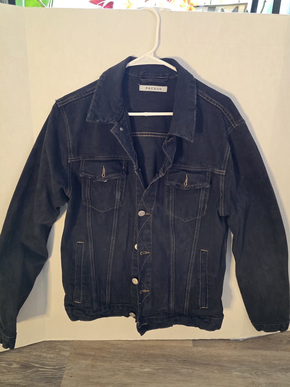PacSun Men's Black Denim Jacket